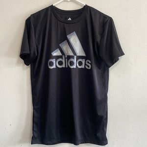 Youth Black Adidas T-Shirt Size L